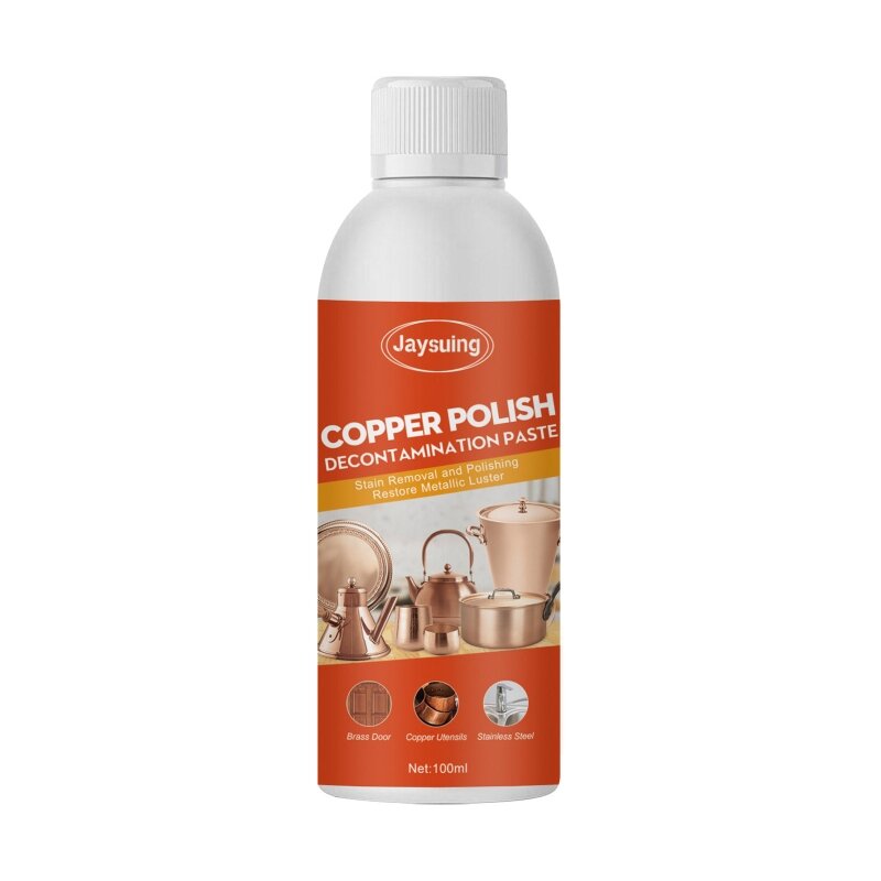 Metal Abrasive Polish Cleaning Cream Polishing Rust Remover For Copper E7CB
