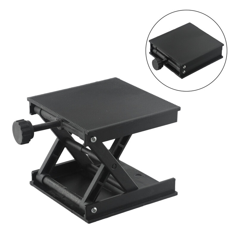 1 buah meja angkat tingkat pengukir Lab, tinggi 30-90mm dapat disesuaikan untuk Aksesori Alat konstruksi pertukangan