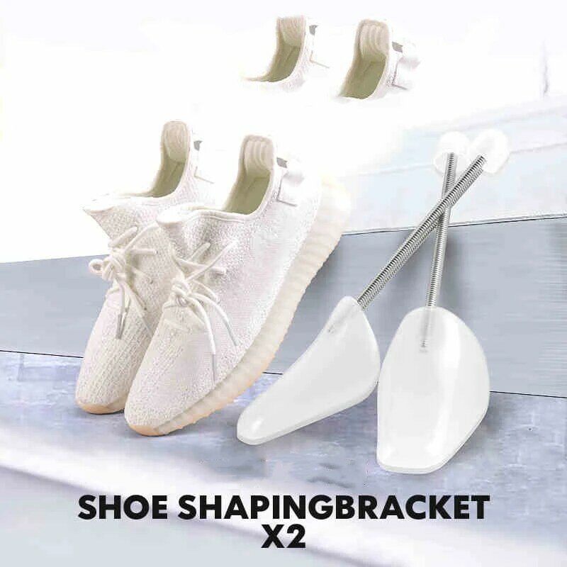 Household 1 Pairs Practical Plastic Shoe Trees Adjustable Length Shoe Trees Stretcher Boot Holder Organizers  Shoe Stretcher
