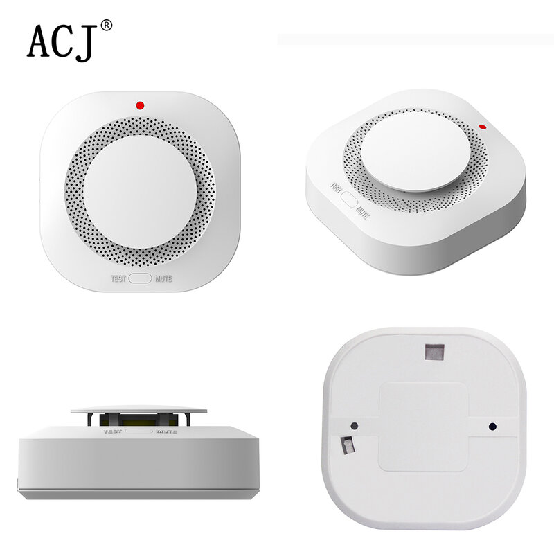 433MHz Wireless Smoke Detector Fire Alarm Sensor Home Security Protection System Firefighter Fire Equipment For School Office