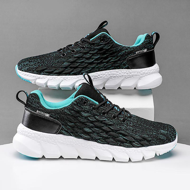 Shoes Men's Shoes Autumn Leisure Junior High School Students Breathable Mesh Sneakers Thick Bottom Boys Running Daddy Tide Shoes