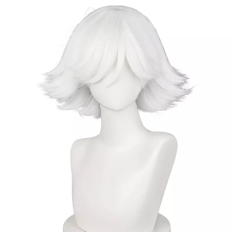 Anime Kamisama Love Kamisama Kiss Mizuki Cosplay Wigs Adult Unisex Heat Resistant Synthetic White Hair Halloween Party Accessory