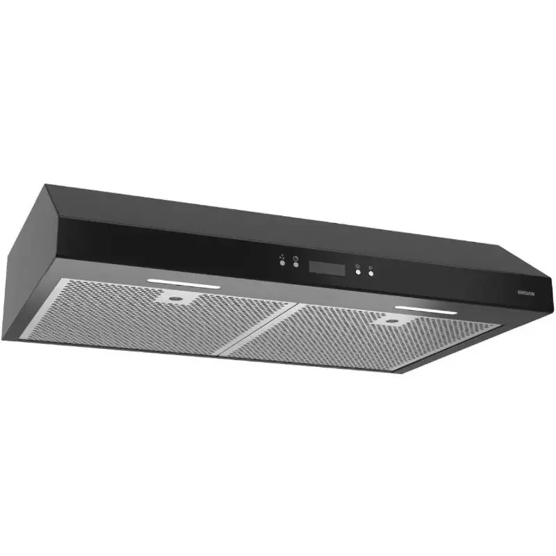 Glacier Sahale 30-inch Under-Cabinet Easy Install 4-Way Convertible Range Hood with 3-Speed Exhaust Fan and Light