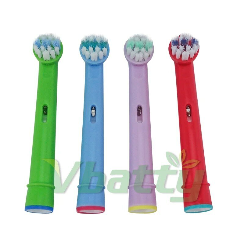 1Set/4pcs 4 Colors For Children replacement electric toothbrush head for Oral B Pro4000/5000/6000