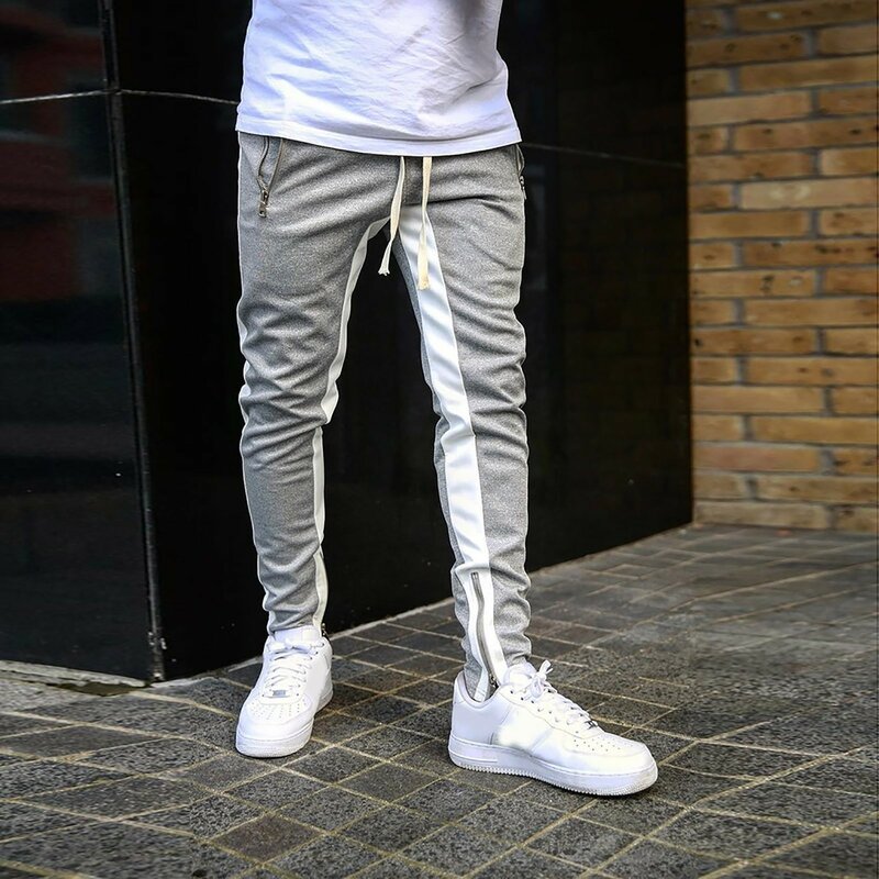 Nuovi pantaloni moda Casual da uomo Streetwear abbigliamento sportivo pantaloni Skinny maschili palestre tute Bottoms pantaloni sportivi Hip Hop