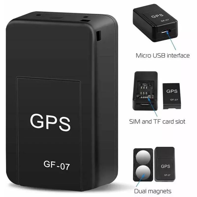 차량용 미니 GPS 트래커, 도난 방지 로케이터, 실시간 추적 SIM 포지셔너, 마그네틱 마운트, 도난 방지 트래커 GF-07, 1 개, 2 개, 3 개