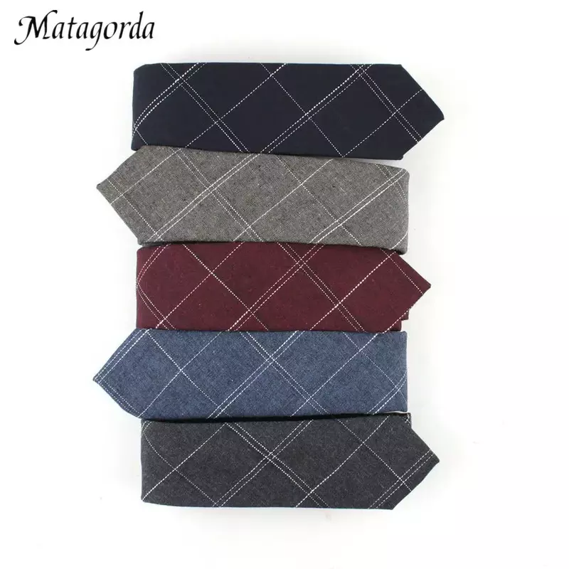 Holiday Festival Wedding Gift  for Men Daily Wear Stylish Men Necktie Casual Plaid Jacquard Accessories Skinny 6CM Accessories