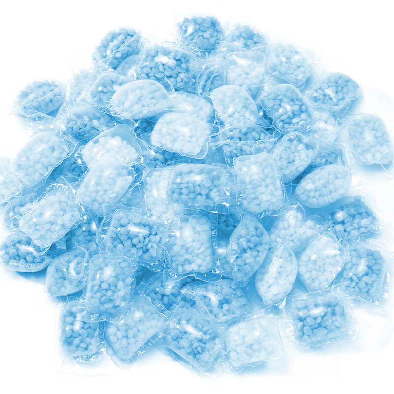 Cápsulas de detergente líquido para la limpieza del hogar, bolas antiestáticas para la colada, potenciador de aroma, 100 piezas