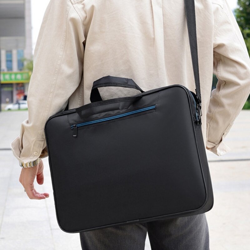 กระเป๋าโน๊ตบุ๊คกระเป๋าถือธุรกิจ 15.6in กระเป๋าคอมพิวเตอร์แล็ปท็อป Splashproof