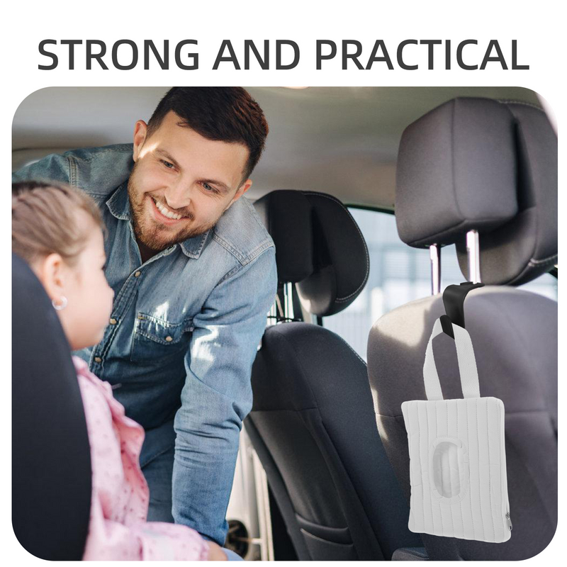 Automotive Tissue Box Napkin Organizer Paper Towels Backseat Holder for Auto Dispenser Multifunction