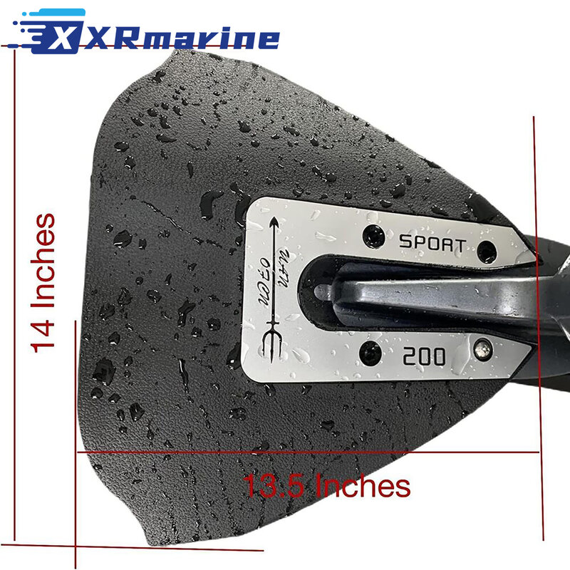 Sport 200 Whale Tail Hydrofoil Stabilizer For Boat Outboards 8 to 40 HP Fit Mercury Yamaha Johnson Evinrude Honda Tohatsu Suzuki