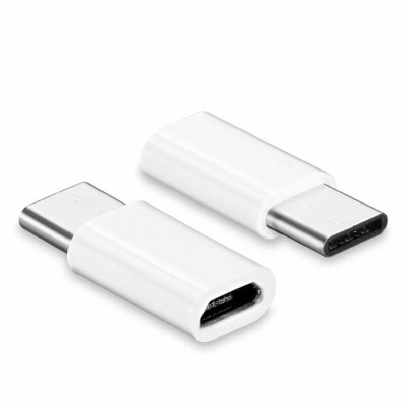 Universal Tipo-C para Micro USB Data Charging Adapter para Samsung Galaxy S8, Android Mobile Phone Charge Dados Transmis, USB-C