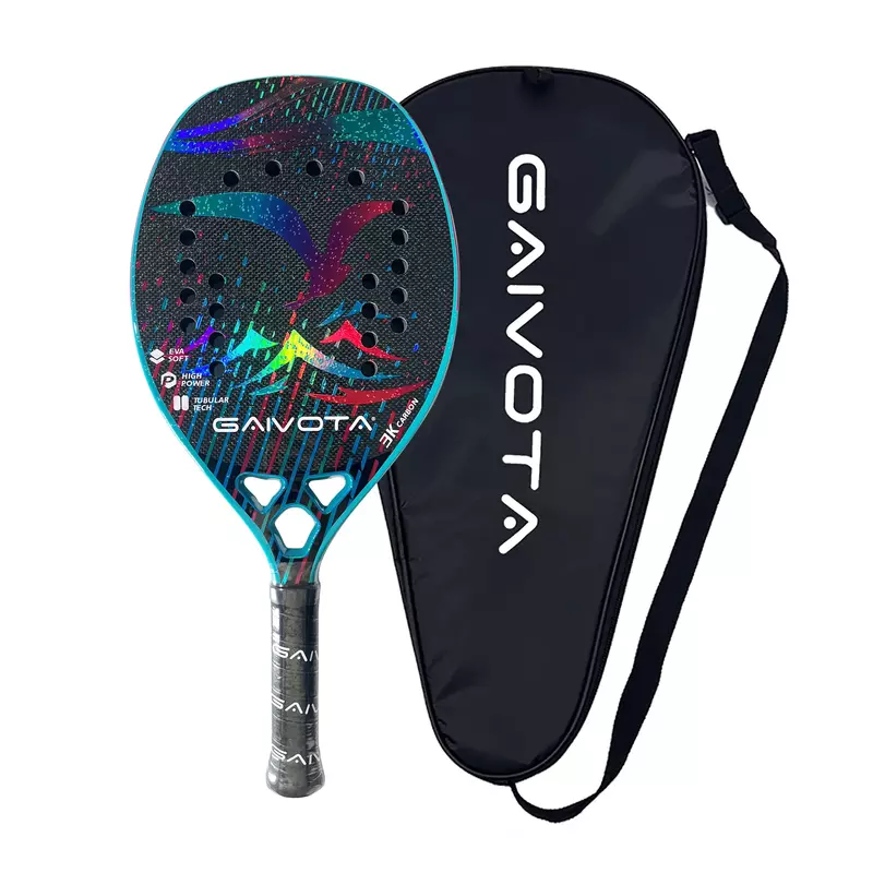 Gaivota-ビーチテニスラケット、3kカーボングラデーションとバッグ、2022
