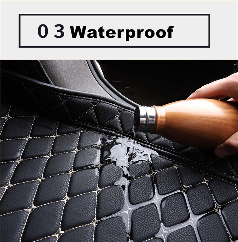 High Side Car Trunk Mat For Mercedes-Benz C Class 2021 20 2019 2018 2017-2008 XPE Rear Cargo Protect Cover Liner Tail Boot Pad