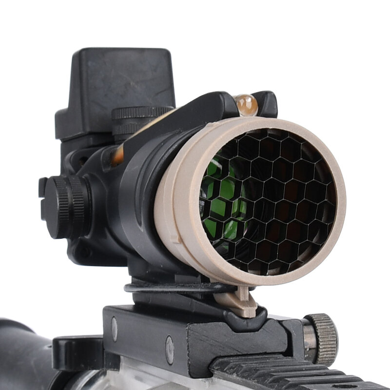 อุปกรณ์เสริมกล้อง airsoft scope ฝาครอบป้องกันตาข่าย G33 G43 4X แว่นขยาย FXD ชุด M2 M4จุดสายตาสีแดงหมวกป้องกัน killflash