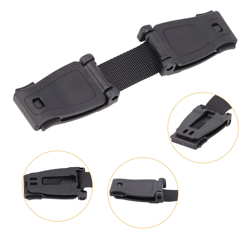 Car Interior Accessories Child Safe Buckle Clip 13.5cm 3.5cm Classic Black Harness Durable