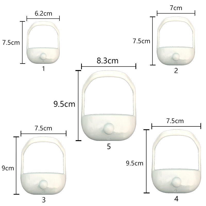 5 Pçs/set Cavanhaque Beard Styling Ferramentas para Homens Elegantes Simétrica Modelo de Corte de Cabelo Ferramenta do Cuidado com Centímetro Escala