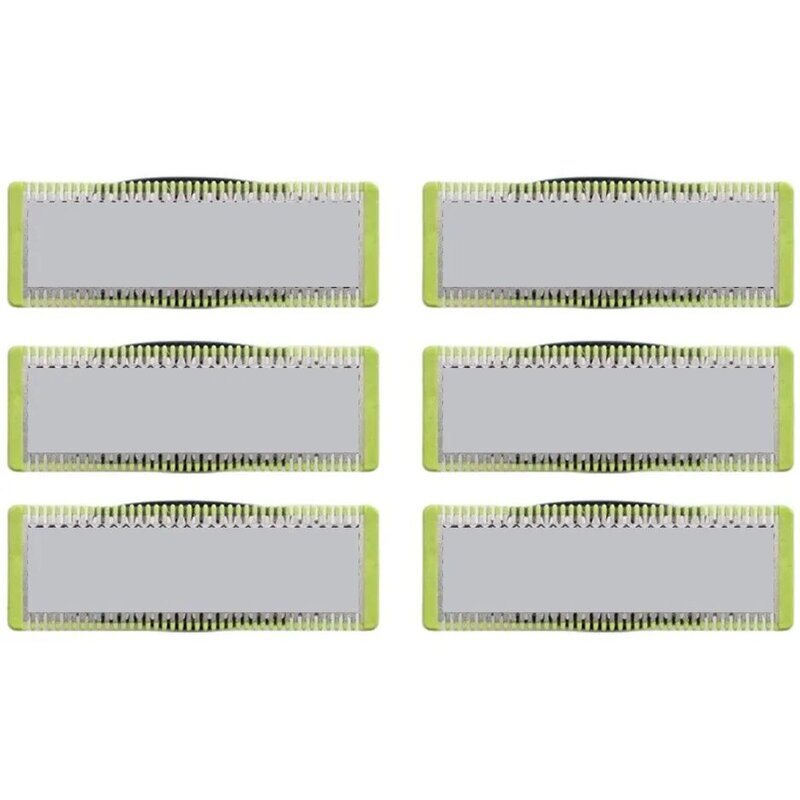 6 Pcs For Philips One Blade Replacement Blade And Nose Hair Trimmer QP210 QP220 QP230 QP2520 QP2530 QP2527 QP2533 QP2630 QP6520