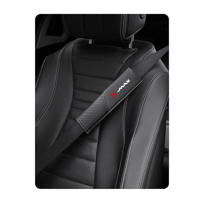 Tampa do cinto de segurança do carro para Ford S-Max, Shoulder Pad Acessórios Interiores, 1Pc