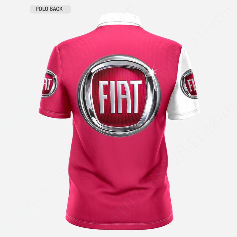 Fiat Clothing Unisex Short Sleeve Casual T Shirt For Men Quick Drying Tee Harajuku Golf Wear Anime Polo Shirts And Blouses