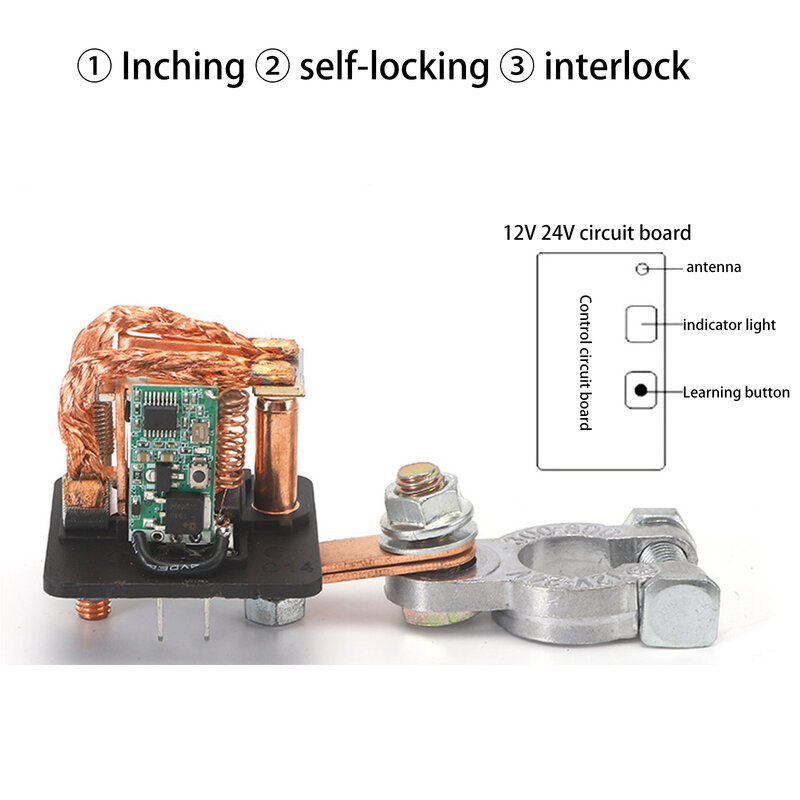 12v 200a universal interruptor da bateria relé integrado controle remoto sem fio desligar interruptores mestre isolador