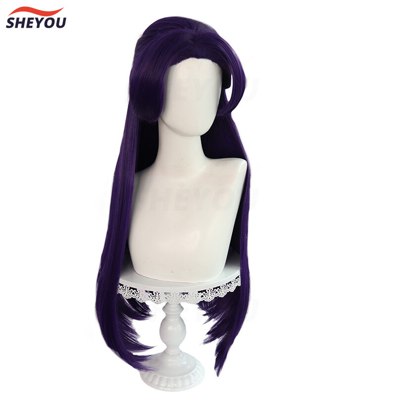 Jinshi Cosplay Wig Anime Kusuriya no Hitorigoto The Apothecary Diaries Purple Long Heat Resistant Synthetic Hair Wigs + Wig Cap