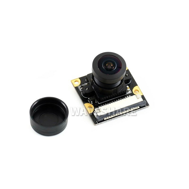 Waveshare-IMX219 Série de câmeras, 8MP, aplicável para Jetson Nano e Raspberry Pi, opções para FOV e função de visão noturna