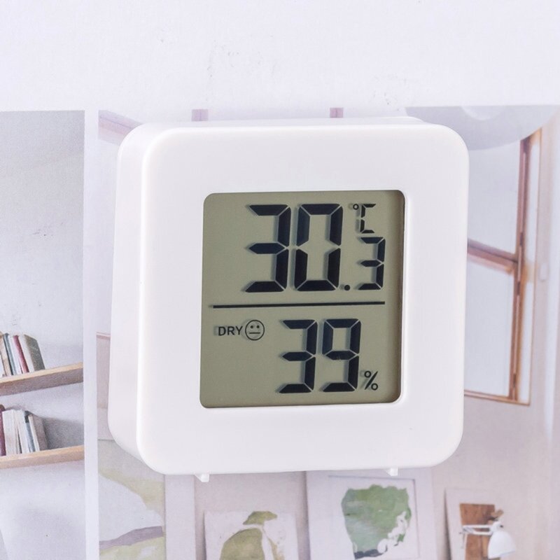 High Accuracy Digital Temperature Humidity Detector Meter Self-adhesive