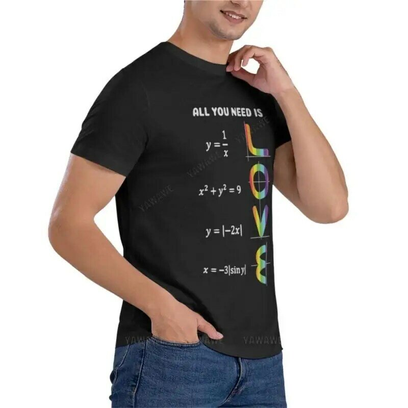 Wszystko czego potrzebujesz to zamiłowanie do klasycznych t-shirtów z matematyki LGBT kawaii ubrania t-shirtów dla mężczyzn bawełniana bluzka koszulka z krótkim rękawem