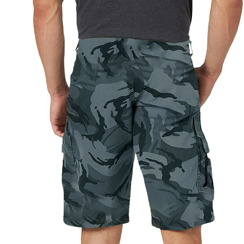 Outdoor Heren Camouflage Shorts Cargo Shorts Heren Gereedschapsbroek Mode Casual Multi Pocket Zomerbroek 2024 Nieuw