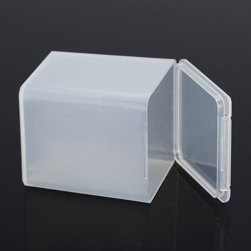 2 szt. Mini małe etui PP przeźroczyste tworzywo sztuczne pudełko do przechowywania pudełek DIY dokonywanie części śrubowych Manicure akcesoria do paznokci