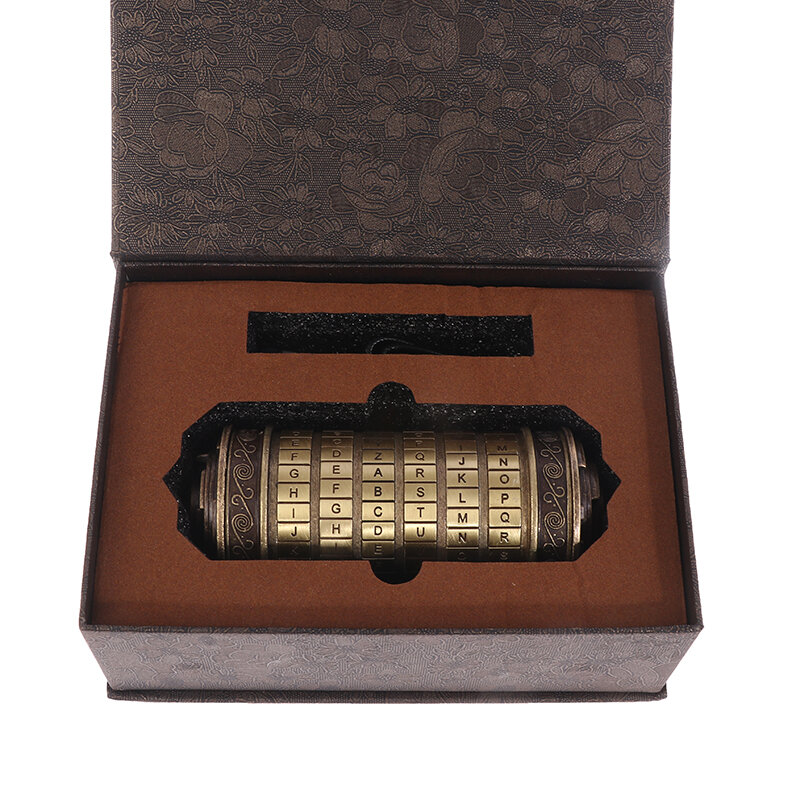 Leonardo Da Vinci Code zabawki metalowe zamki Cryptex na prezenty ślubne prezenty walentynkowe