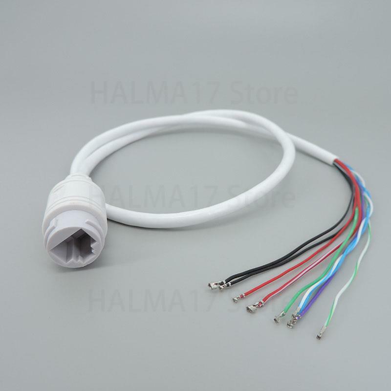 15V 9pin 9 core RJ45 Network Cable POE Network Port wire power single-ended POE cable for IP Camera CCTv Monitoring  J17