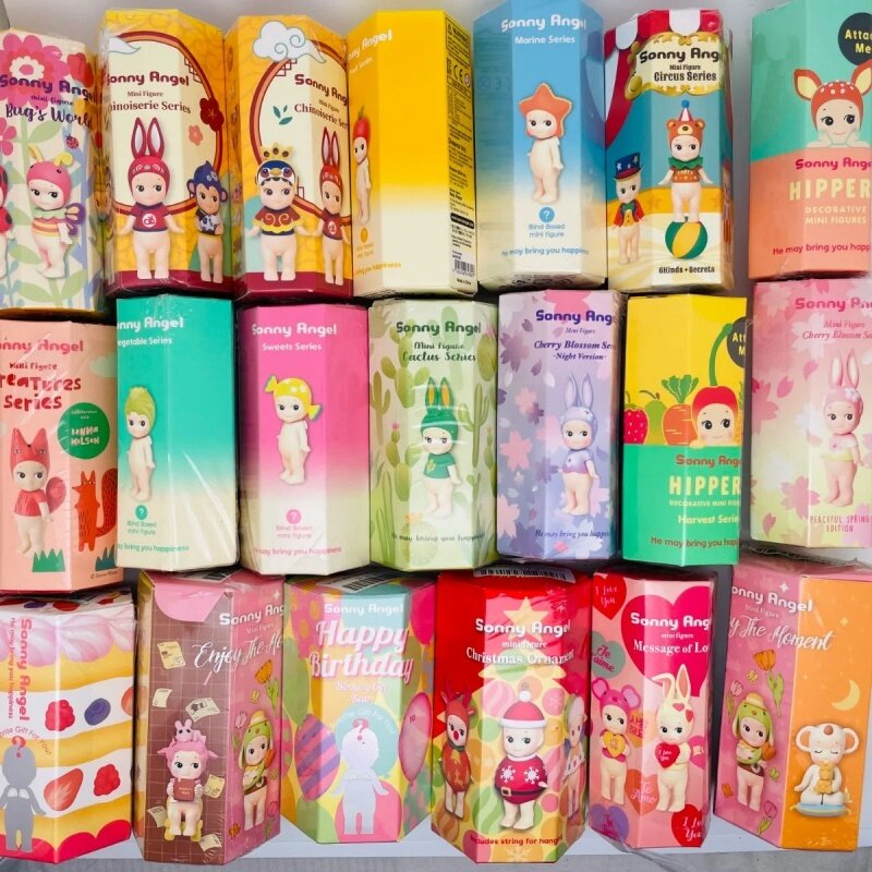 2024 Sonny Angel Mystery Box Halloween Christmas Birthday Cake Collection Fashion Play Blind Box Kawaii Figures Decorative Gifts