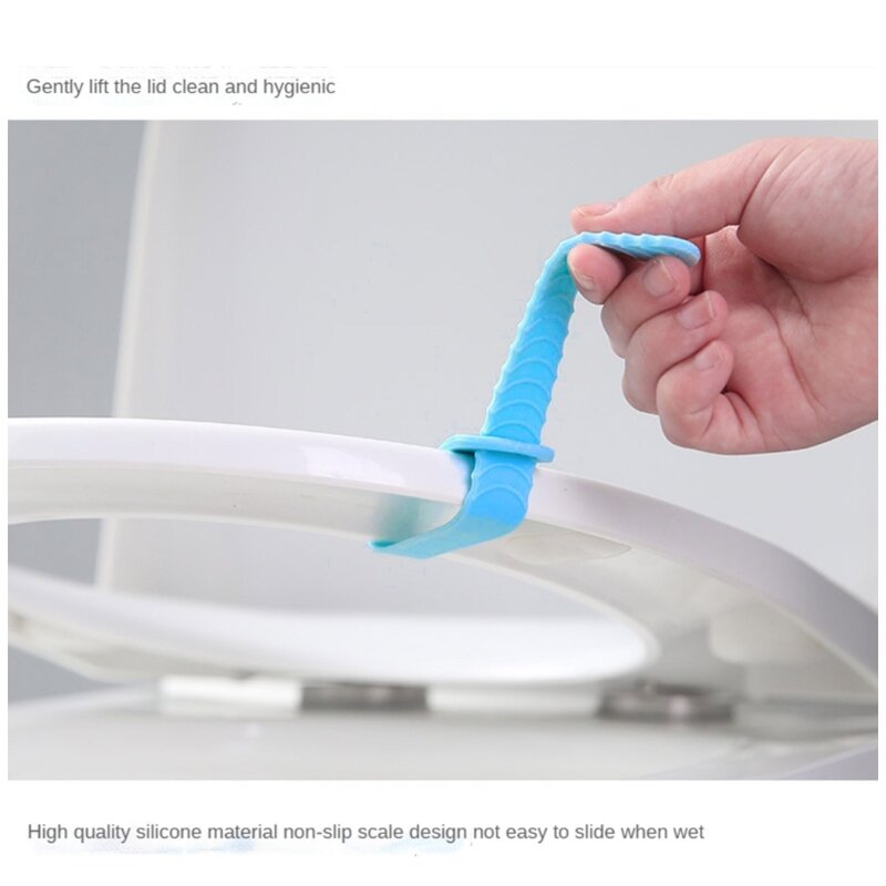 Avoid Touching Toilet for Seat Lifting Tool Tightly Fixed Hygienic Lifting