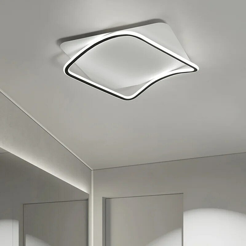 Moderna lampada da soffitto a LED per soggiorno sala da pranzo camera da letto studio guardaroba sala plafoniera decorazioni per la casa apparecchio di illuminazione Lustre