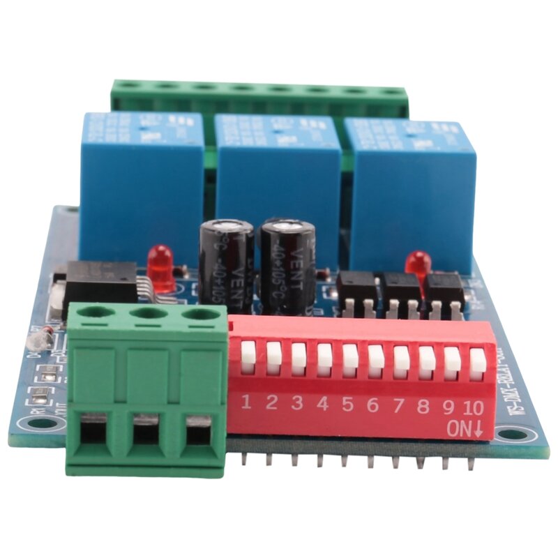 3CH DMX 512 релейный выход, светодиодный Dmx512 плата контроллера, светодиодный DMX512 декодер, контроллер релейного переключателя