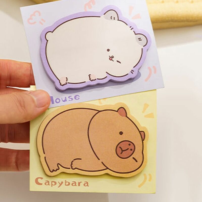 Posted It Sticky Note Paper Bookmark Stickers for School Stationery 30 Sheets Creative Cartoon Animals Memo Pad Office Supplies