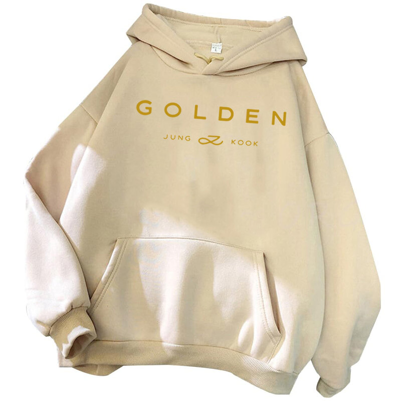 2024 Hete Hoodie Jungkook Kpop Hoodie Vintage Sweatshirt Sudaderas Winter Warm Gouden Album Merchandise Unisex Hoodies Man Vrouw