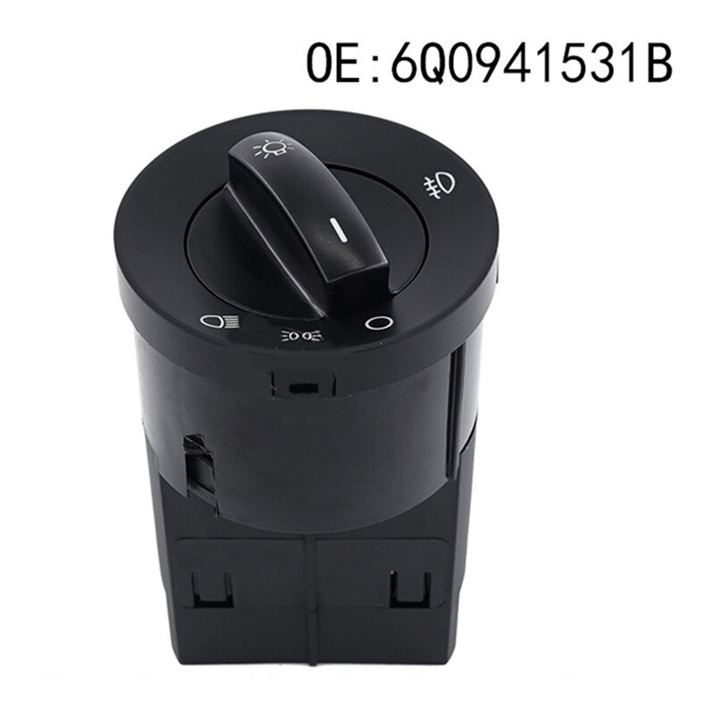 Кнопка регулировки 6Q0941531B переключатель для автомобильной фары 6Q0941531B переключатель для автомобильной фары пластиковая видимость