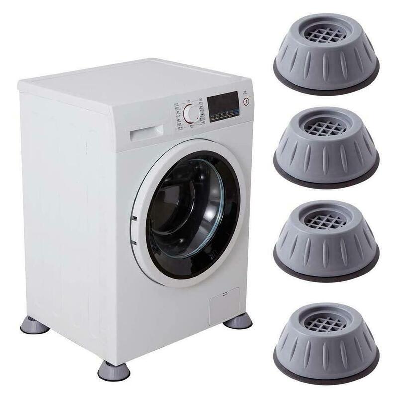 Almohadillas antivibración para pies de muebles, alfombrilla silenciosa para rodillo, soporte para lavadora, amortiguadores, soporte, deslizadores