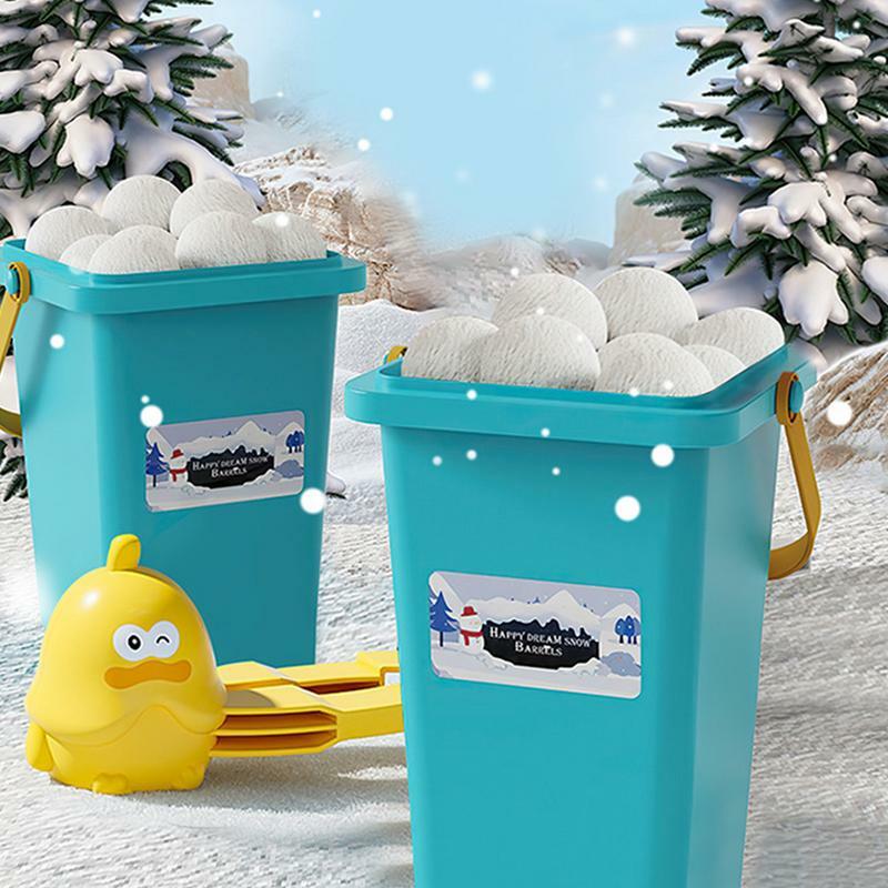 Zimowe formy do śniegu zabawki zestaw do zaśnieżania zaciski do śniegu zabawki gry na świeżym powietrzu spinki do śniegu zabawki zabawki plażowe dzieci