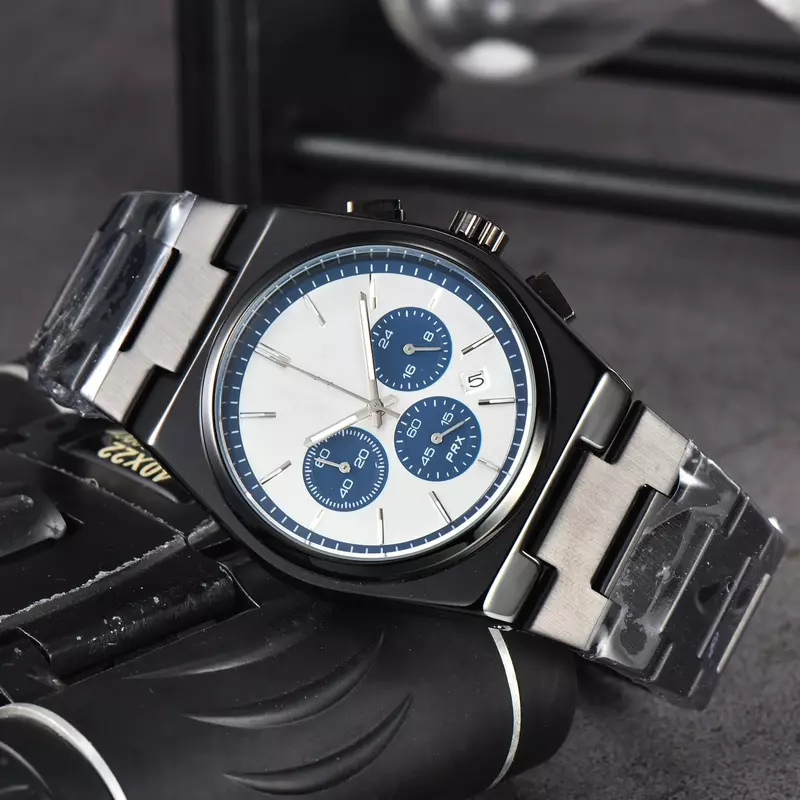 Reloj de pulsera de acero inoxidable para hombre, cronógrafo de estilo clásico, automático, con fecha, marca Original, oferta