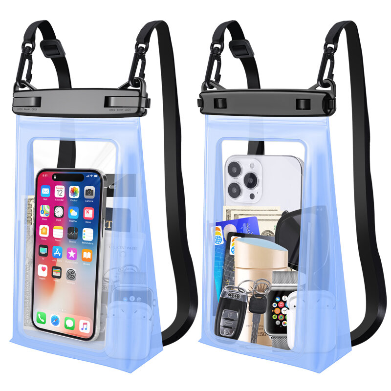 HAISSKY стереоскопическая водонепроницаемая сумка для телефона, универсальная пляжная сумка для хранения, сухие сумки для сенсорного экрана с искусственным рисунком