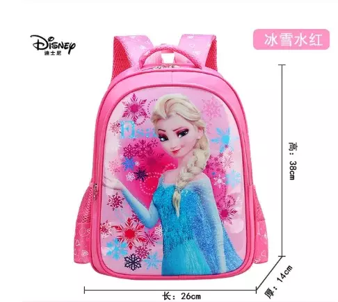 Disney mrożony plecak Elsa Anna królowa śniegu urocze plecaki tornister dla dzieci oddychający plecak prezent dla dziewczynek