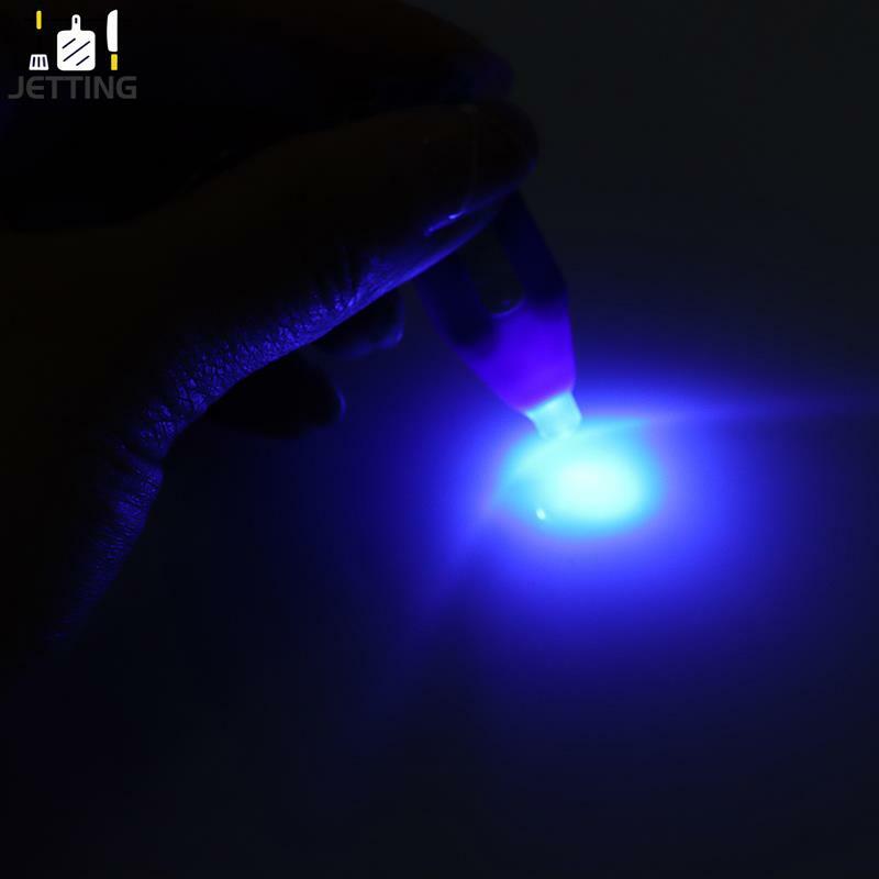 Mini Chaveiro Lanterna de Plástico Ultravioleta, Pingente Pequeno, Fácil de Transportar, Inovador e Prático LED, Ao Ar Livre, Luz Roxa, Presente