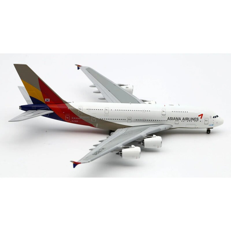 AIRBUS A380 Diecast Aircraft Jet Model, Alliage, Collection, Cadeau d'avion, JC Wings, Asiana Airlines, StarAlliance, HL7626, XX40051, 1:400