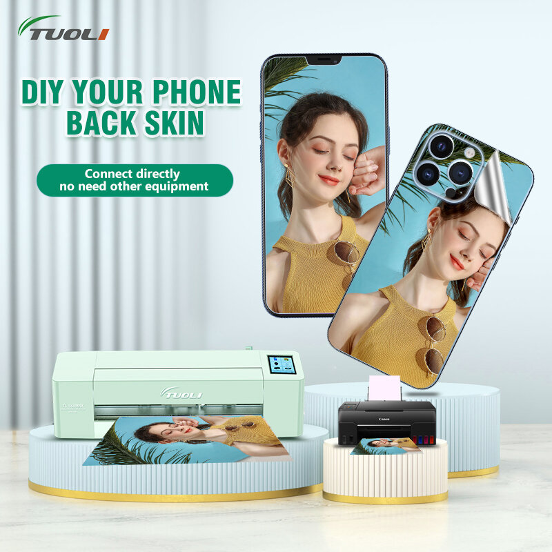 Tuoli TL-1812I Ptint DIY Papier Film Set für Rücken Haut Muster Druck zurück Aufkleber Bild anpassen