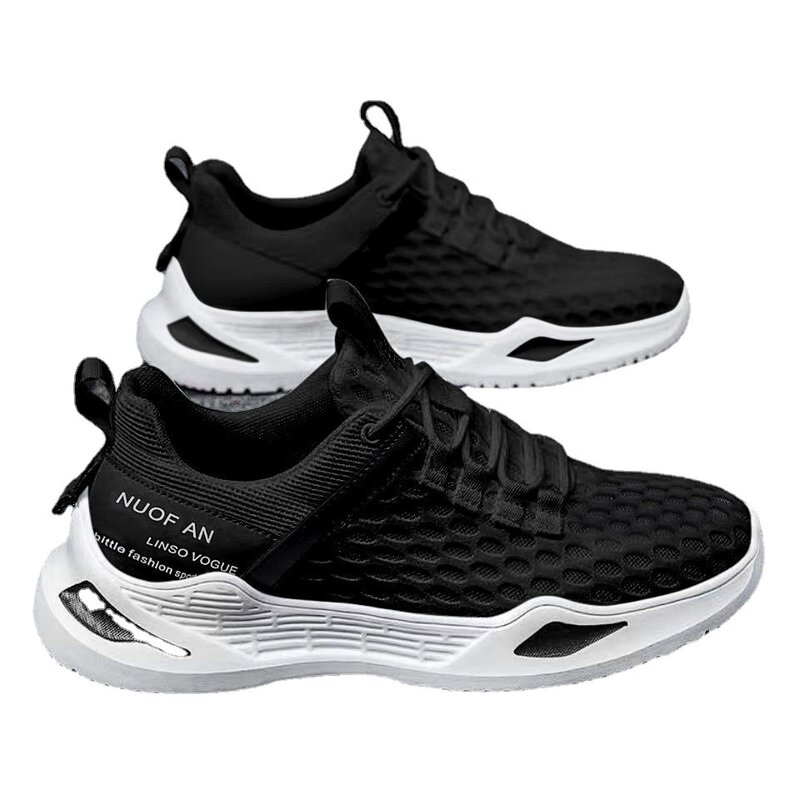 Men's 2024 New Spring and Autumn Versatile Low Top Shallow Mouth Casual Running Shoes Campus Style Learning Sports Shoes