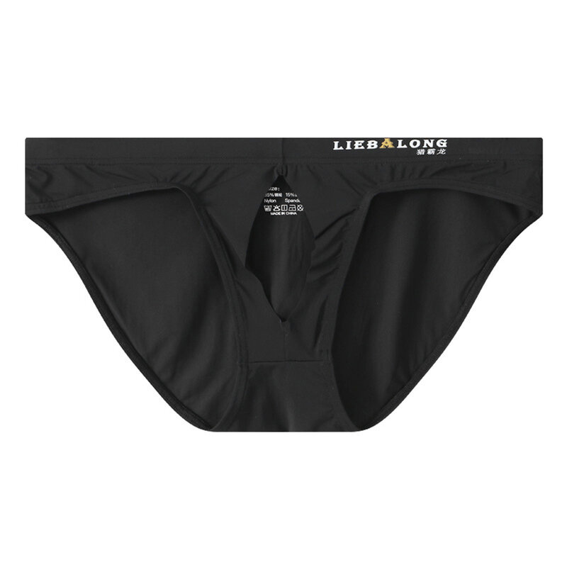 กางเกงในบิกินี่เปิดรูด้านหน้าของผู้ชายเซ็กซี่ชุดชั้นในผ้าไหมน้ำแข็งกางเกงในเปิดเป้าจีสตริงเปิดช่อง